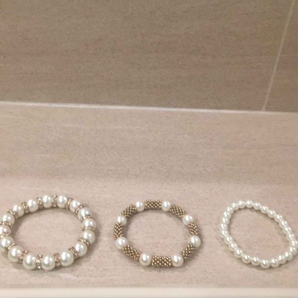 Trio of bracelets